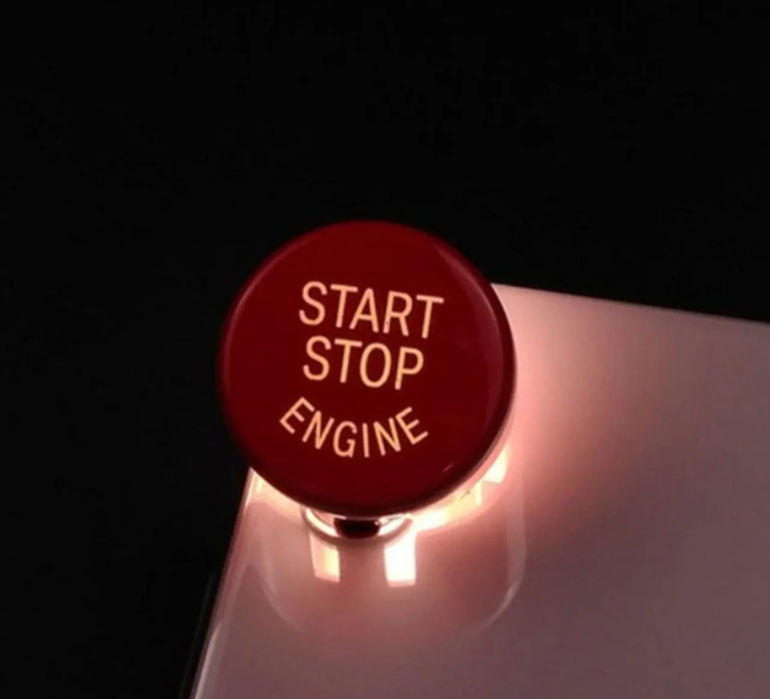 BOUTON START/STOP MOTEUR ROUGE POUR BMW SÉRIE F