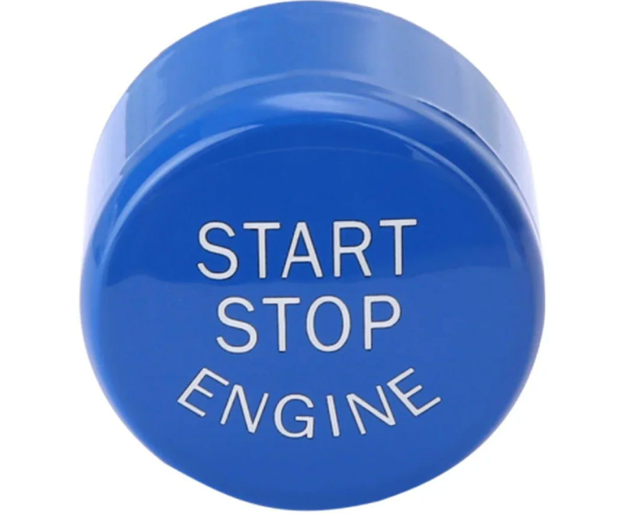 BOUTON START/STOP MOTEUR BLEU POUR BMW SÉRIE F