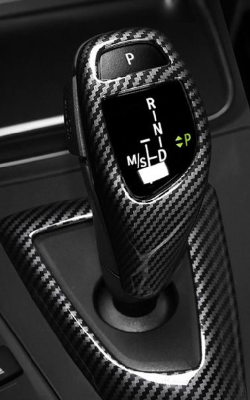 REMPLACEMENT DU SÉLECTEUR DE VITESSES ZF8 POUR BMW (SÉRIES 1 À 4) EN FIBRE DE CARBONE BRILLANTE