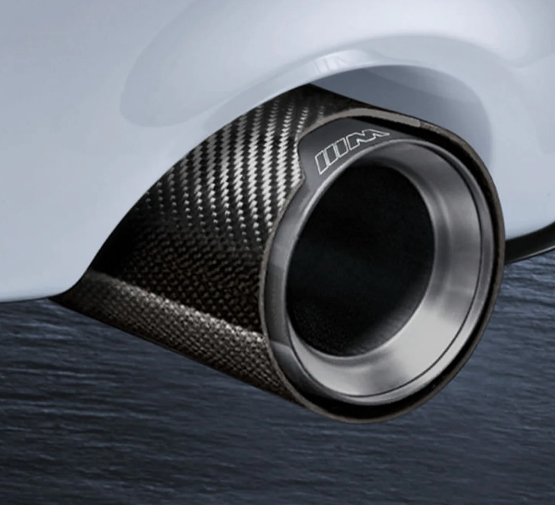 EMBOUT D’ÉCHAPPEMENT BMW SÉRIE F M PERFORMANCE EN FIBRE DE CARBONE BRILLANTE (M140i, M240i, 340i & PLUS)