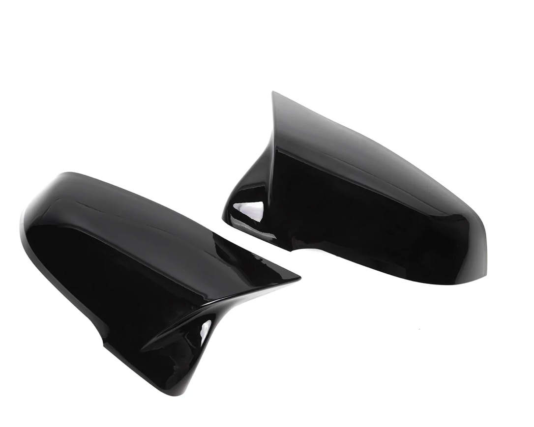COQUES DE RÉTROVISEURS BMW/TOYOTA STYLE M NOIRES EN NOIR BRILLANT (F40/F44/G29/A90)