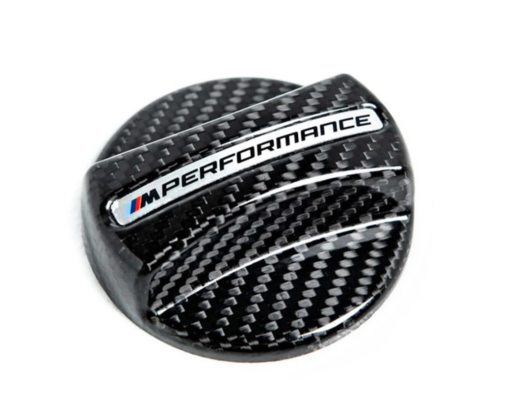 COUVERCLE DE BOUCHON DE RÉSERVOIR BMW M PERFORMANCE EN FIBRE DE CARBONE