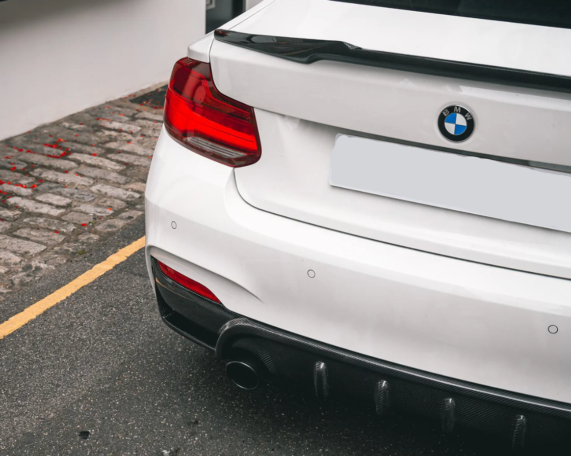AILERON ARRIÈRE BMW M2 / SÉRIE 2 STYLE M4 EN FIBRE DE CARBONE PRÉ-IMPRÉGNÉE (F87/F22)