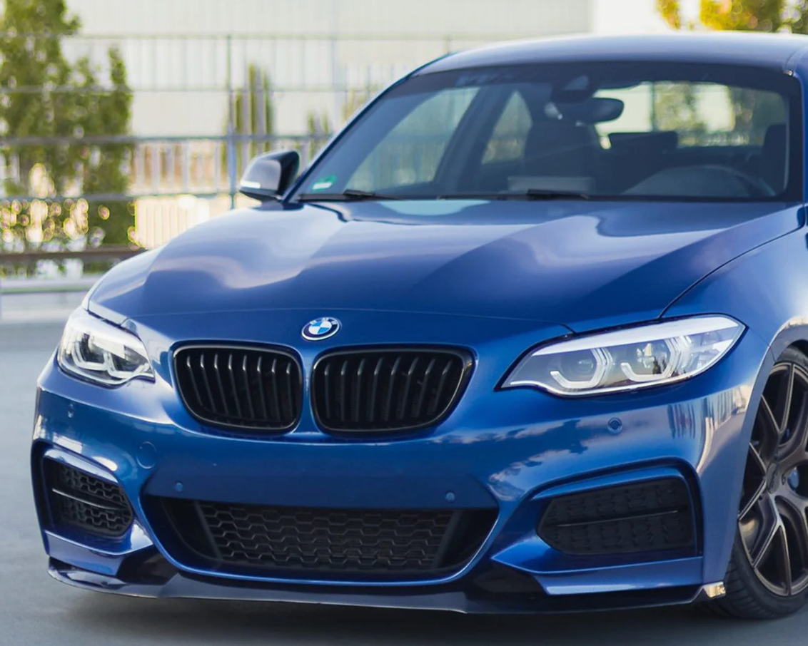 DIVISEUR AVANT BMW M235I / M240I EVO-1 EN NOIR BRILLANT (F22/F23)
