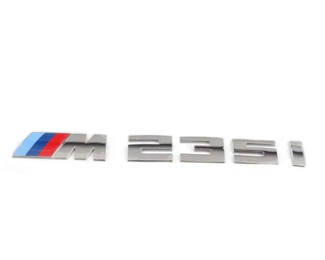 BMW M235I PLAQUE DE REMPLACEMENT EN ARGENT (F22/F23)