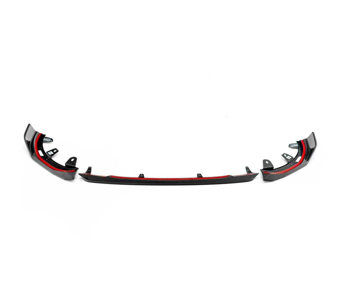 DIVISEUR AVANT BMW M240I STYLE PERFORMANCE EN FIBRE DE CARBONE PRÉ-IMPRÉGNÉE (G42)