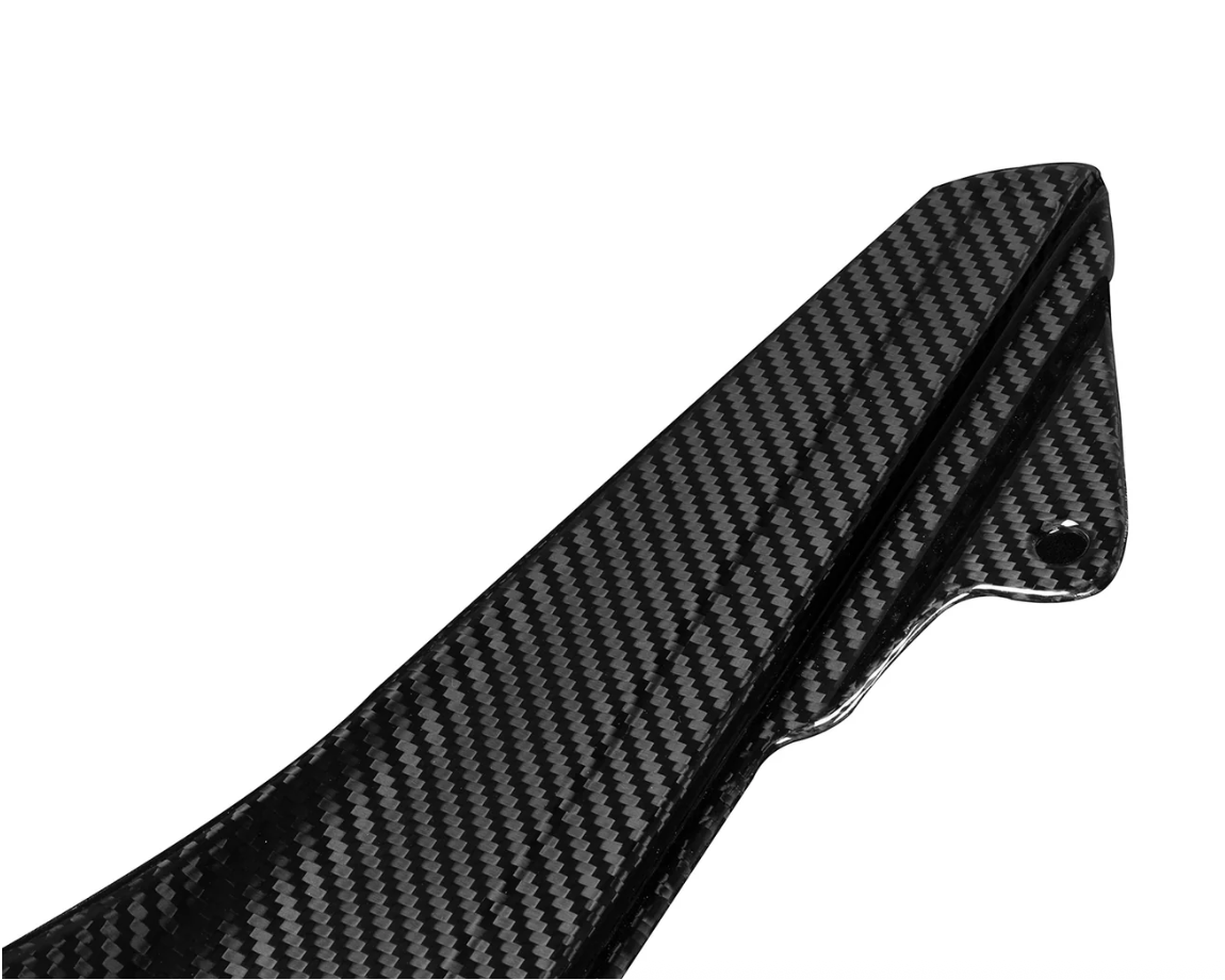 AILETTES LATÉRALES (SIDE WINGLETS) STYLE PERFORMANCE EN FIBRE DE CARBONE PRÉ-IMPRÉGNÉE BRILLANTE POUR BMW M2 F87 (Y COMPRIS COMPETITION)