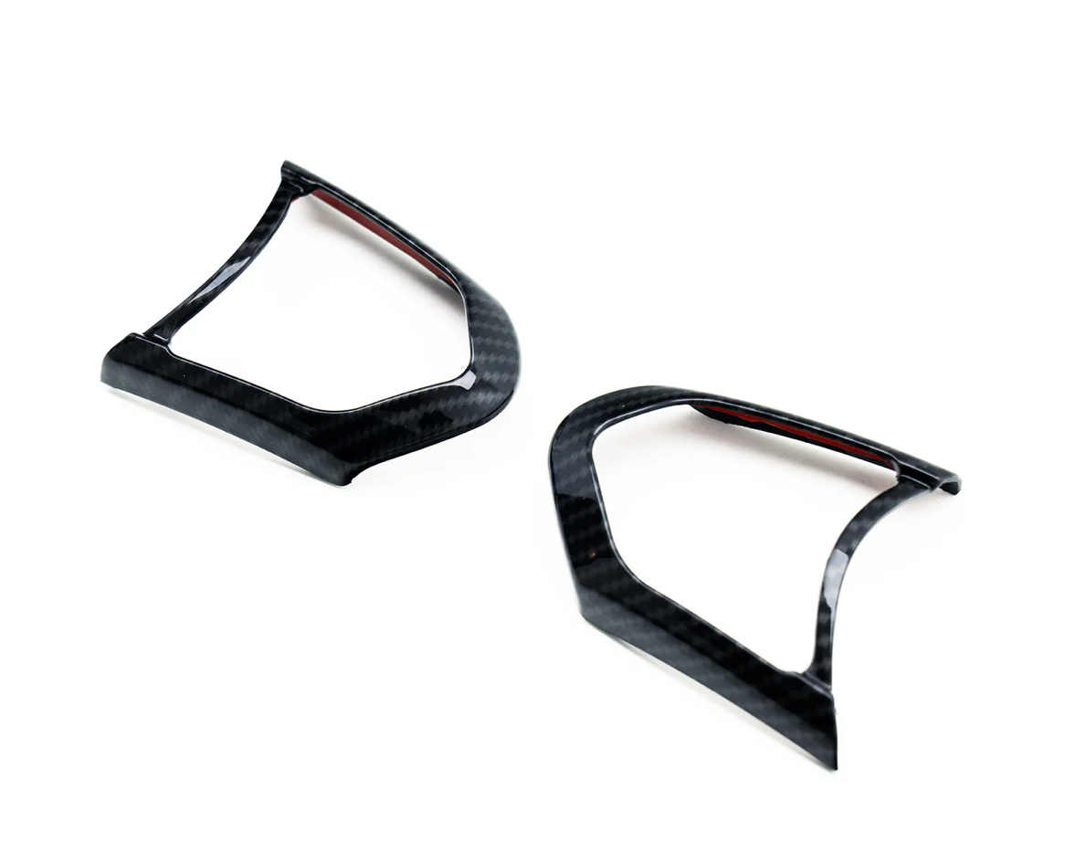 INSERT DE VOLANT EN FINITION CARBONE BRILLANT POUR BMW SÉRIE F