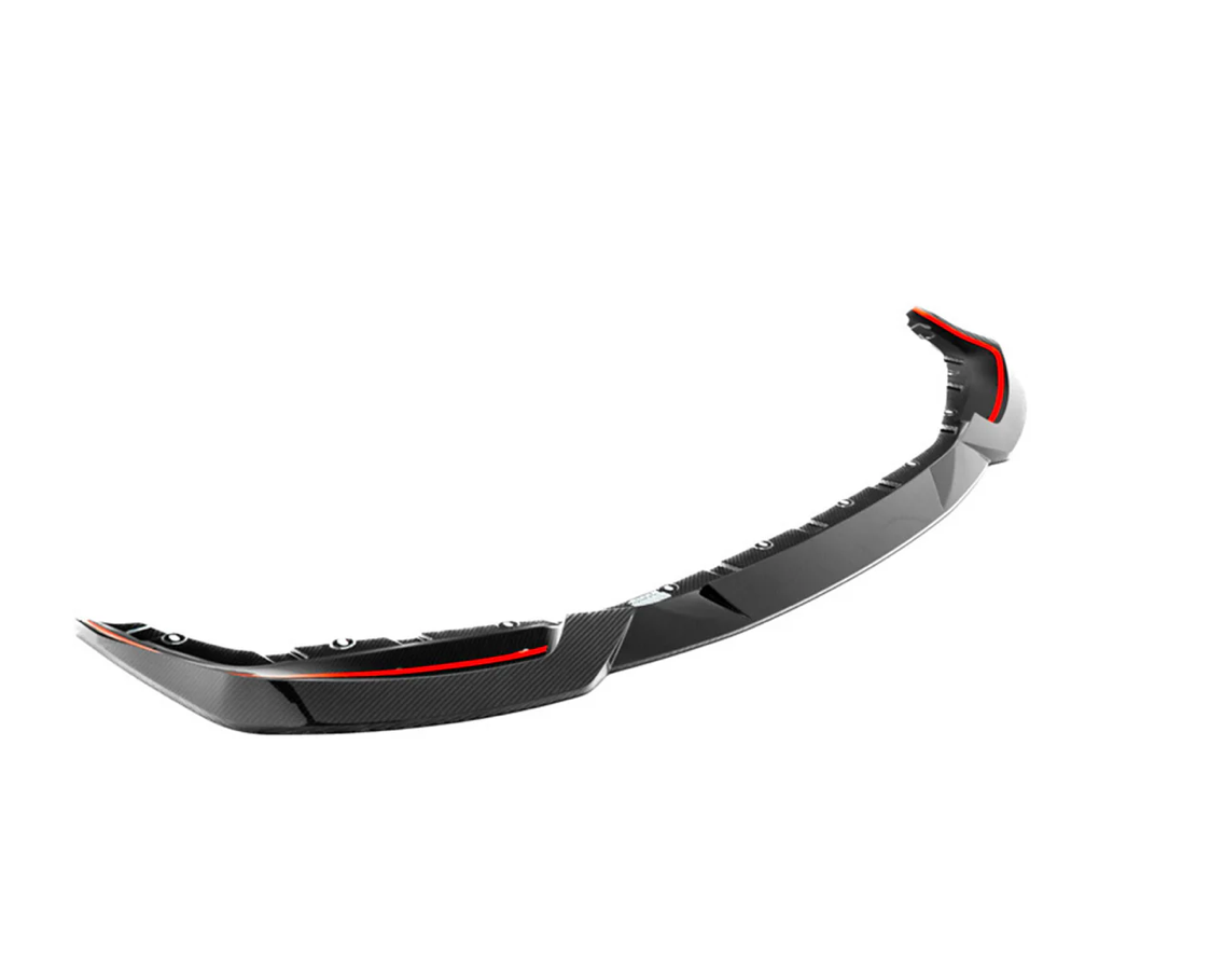 LAME AVANT (SPLITTER) BMW M2 G87 "EDITION 1" EN FIBRE DE CARBONE BRILLANTE PRE-PREG