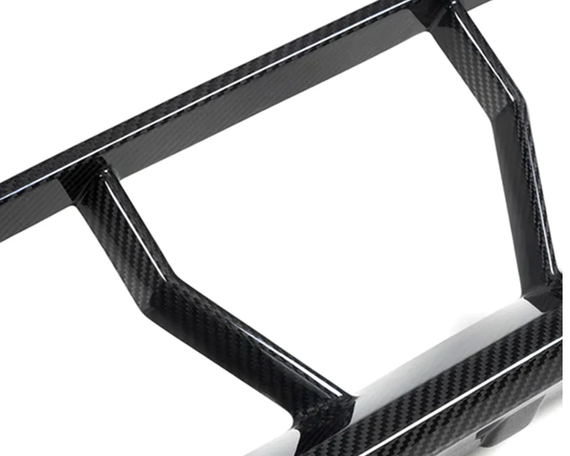 CALANDRE DE PARE-CHOCS AVANT STYLE OEM POUR BMW M2 G87 EN FIBRE DE CARBONE BRILLANT