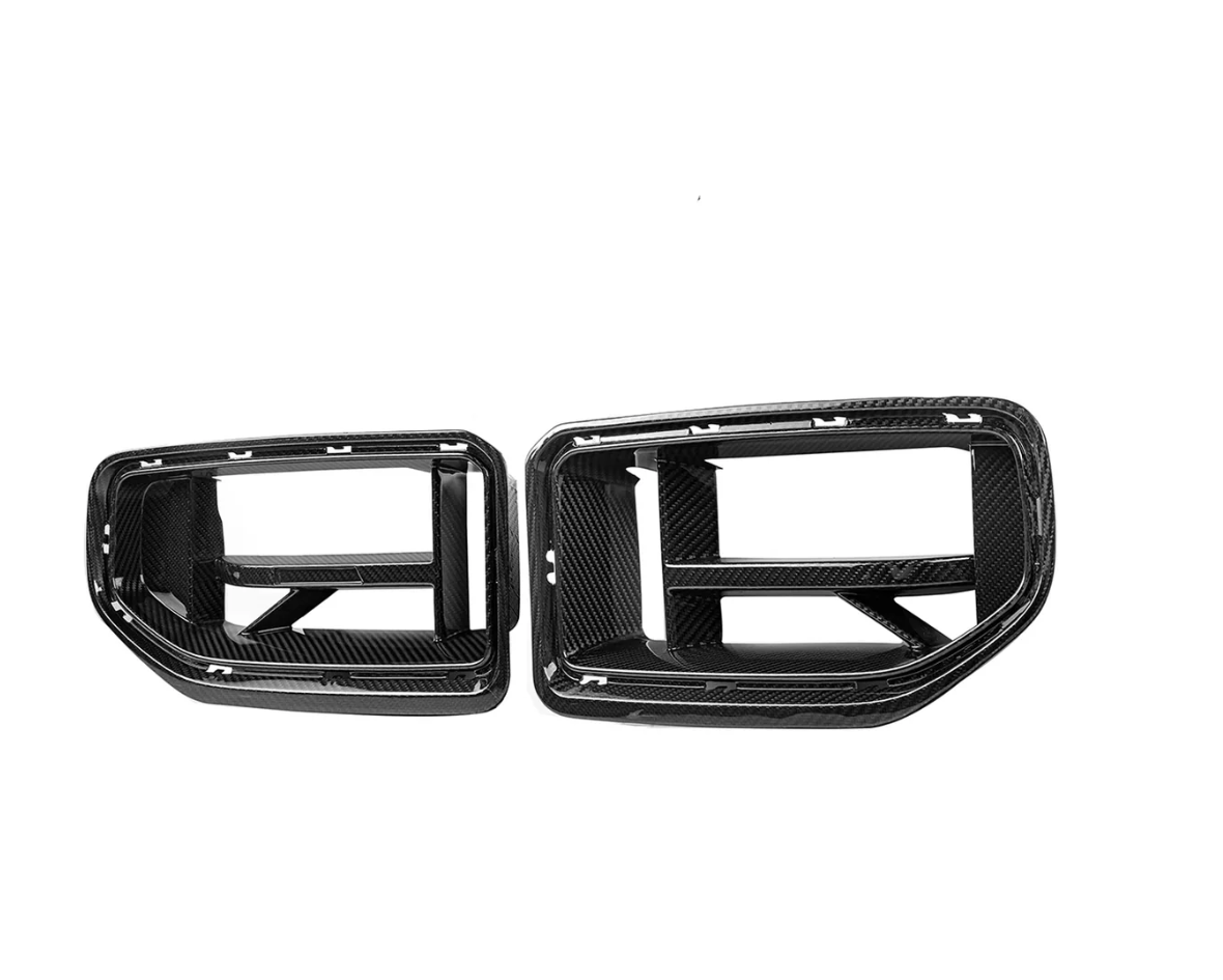 CALANDRES AVANT STYLE CSL POUR BMW G87 M2 EN FIBRE DE CARBONE BRILLANT PRE-PREG