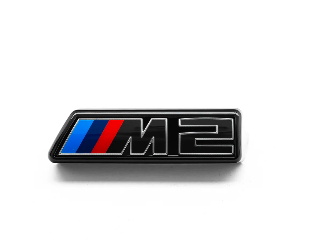 BADGE DE CALANDRE AVANT LCI NOIR BRILLANT POUR BMW G87 M2