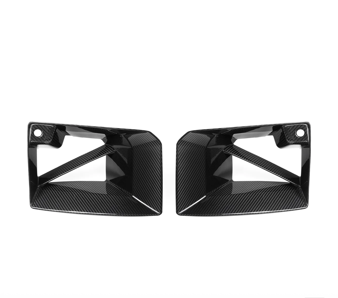 ENTRÉES D'AIR AVANT STYLE PERFORMANCE POUR BMW M2 G87 EN FIBRE DE CARBONE BRILLANT PRE-PREG (G87)