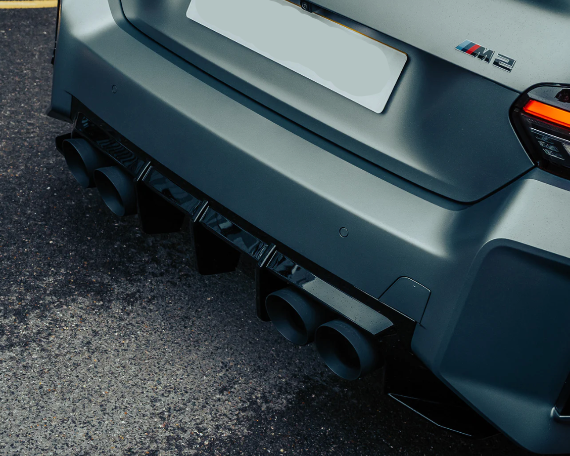 DIFFUSEUR ARRIÈRE EVO-S POUR BMW G87 M2 EN NOIR BRILLANT