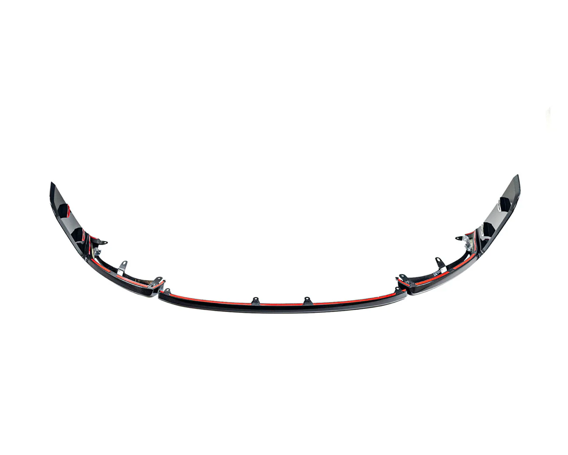 LAME AVANT STYLE M PERFORMANCE EN FIBRE DE CARBONE BRILLANT POUR BMW M2 (G87)