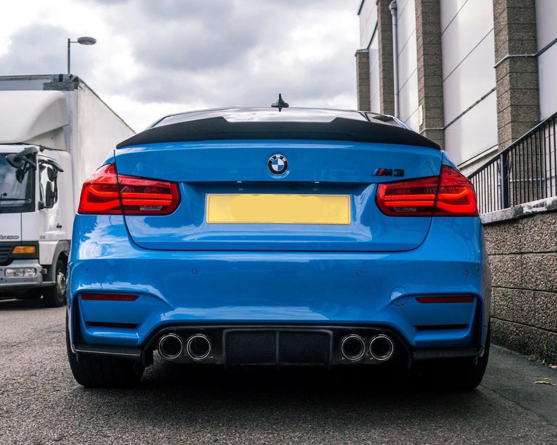 Aileron style Ducktail en fibre de carbone pré-imprégnée pour BMW M3 (F80) et Série 3 (F30)