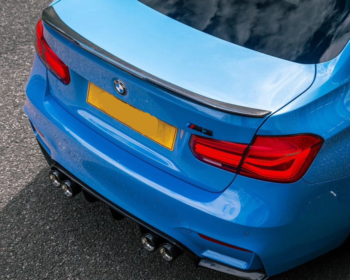 Aileron style Ducktail en fibre de carbone pré-imprégnée pour BMW M3 (F80) et Série 3 (F30)