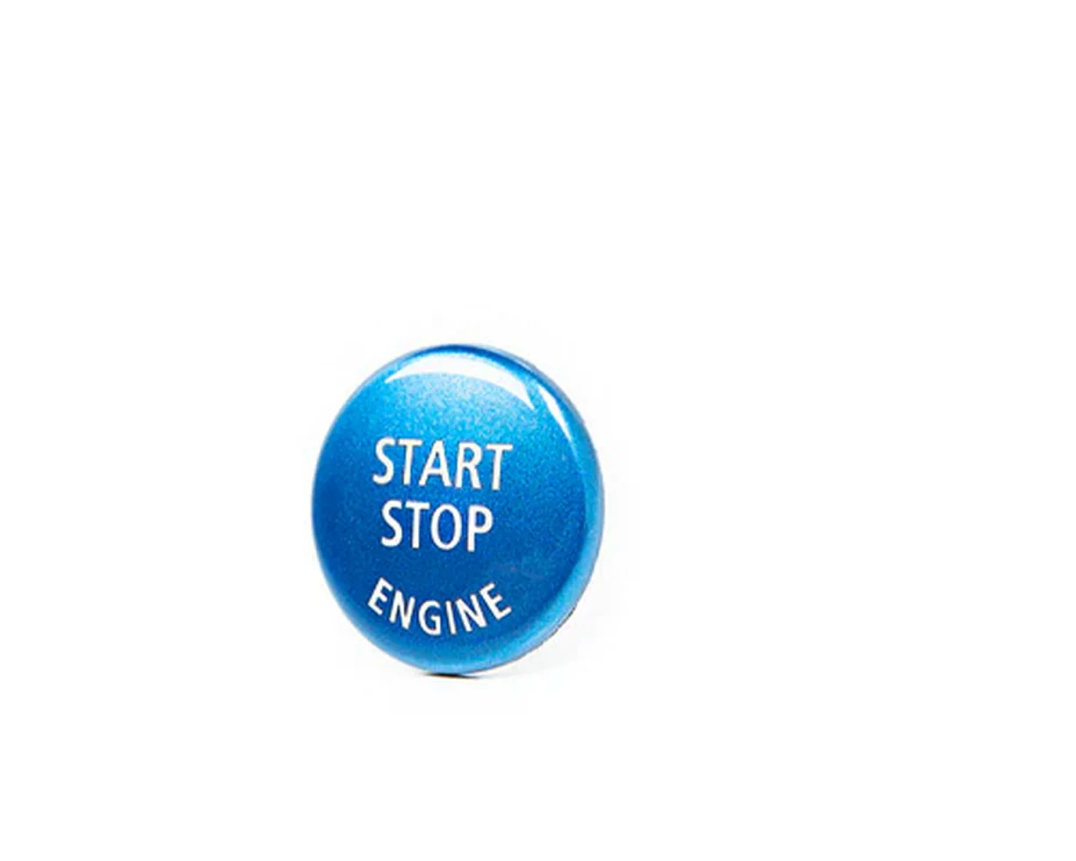 Bouton de démarrage Start-Stop bleu pour BMW M3/Série 3 (E90/E92/E93)