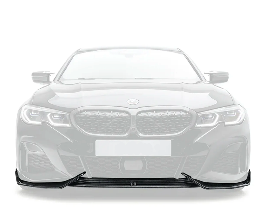 Lame avant en fibre de carbone brillante pour BMW M340i & M340d (G20/G21 Pre-LCI)