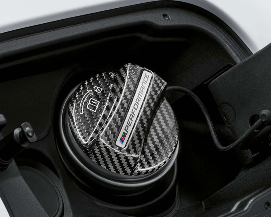 Bouchon de réservoir d'essence en fibre de carbone BMW M Performance
