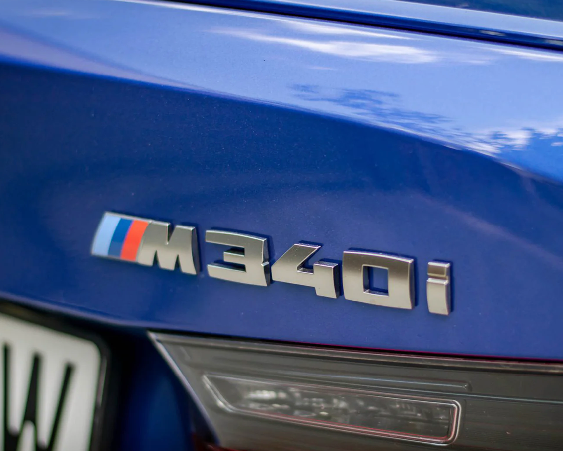 Insigne de remplacement BMW M340I argenté (G20/G21)