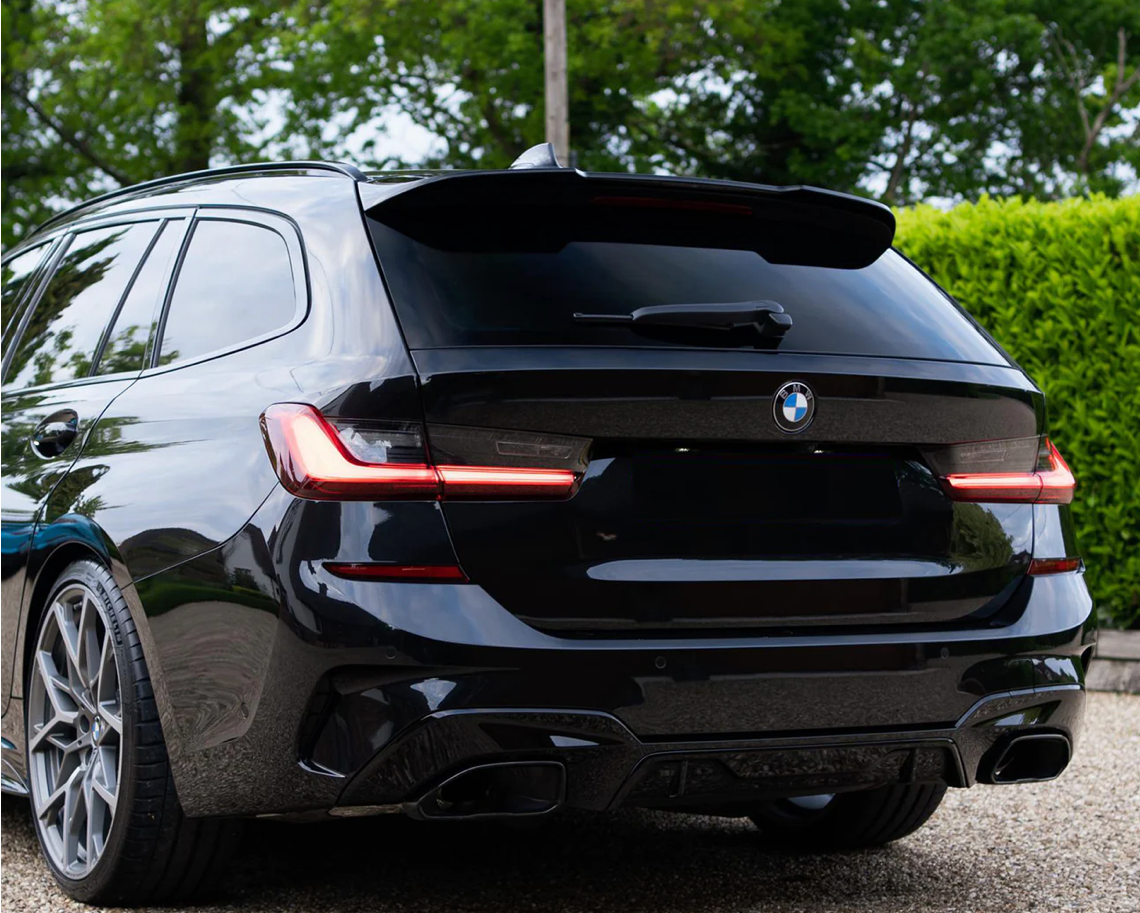 SPOILER ARRIÈRE BMW M3/SÉRIE 3 STYLE M PERFORMANCE EN NOIR BRILLANT (G81/G21)