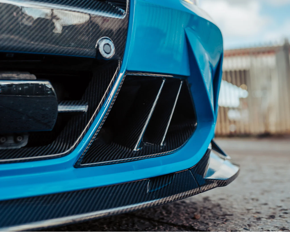 BMW M3/M4 SP2 SPLITTER AVANT EN FIBRE DE CARBONE PRÉ-IMPRÉGÉE (G80/G81/G82/G83)