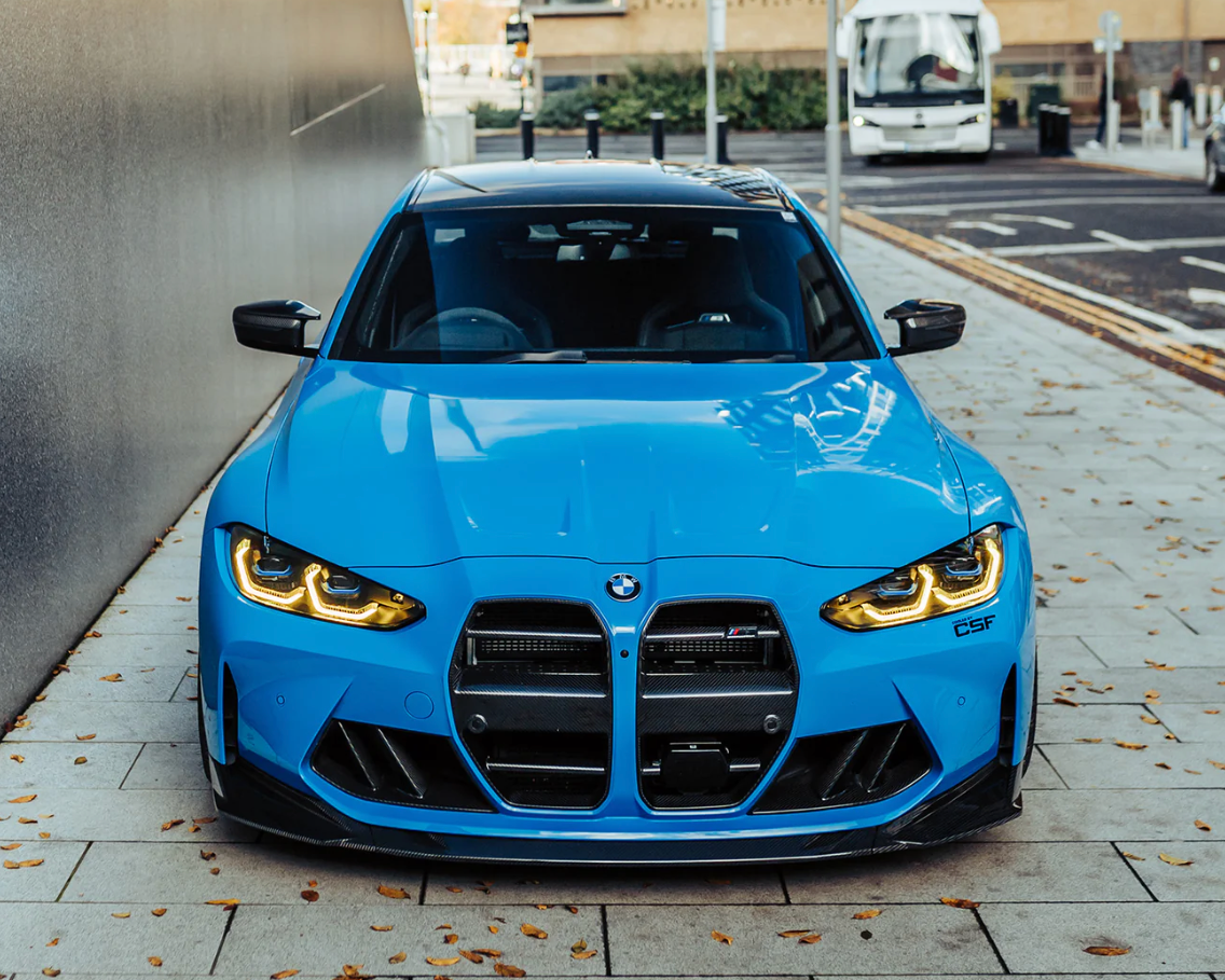 BMW M3/M4 SP2 SPLITTER AVANT EN FIBRE DE CARBONE PRÉ-IMPRÉGÉE (G80/G81/G82/G83)