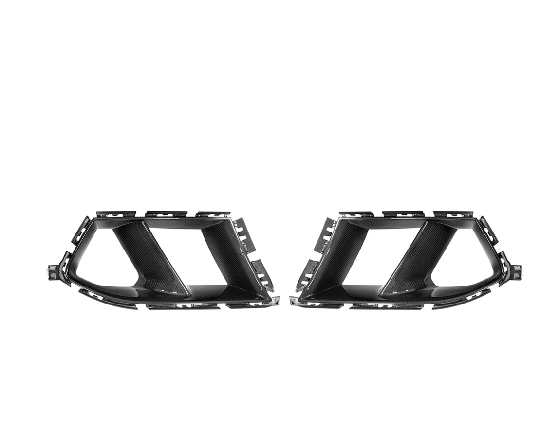 Conduits d'air avant style performance BMW M3/M4 en fibre de carbone pré-imprégnée (G80/G81/G82/G83)