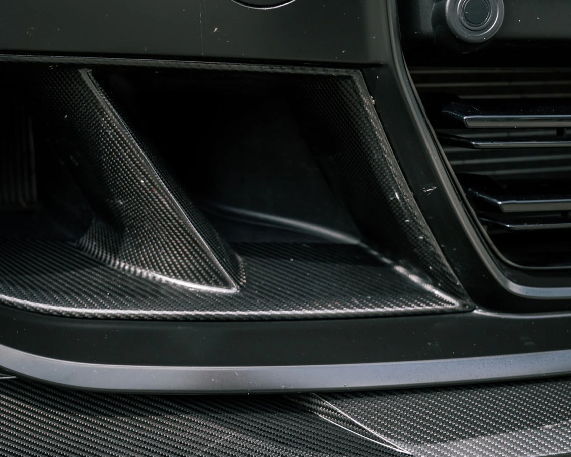 Conduits d'air avant style performance BMW M3/M4 en fibre de carbone pré-imprégnée (G80/G81/G82/G83)