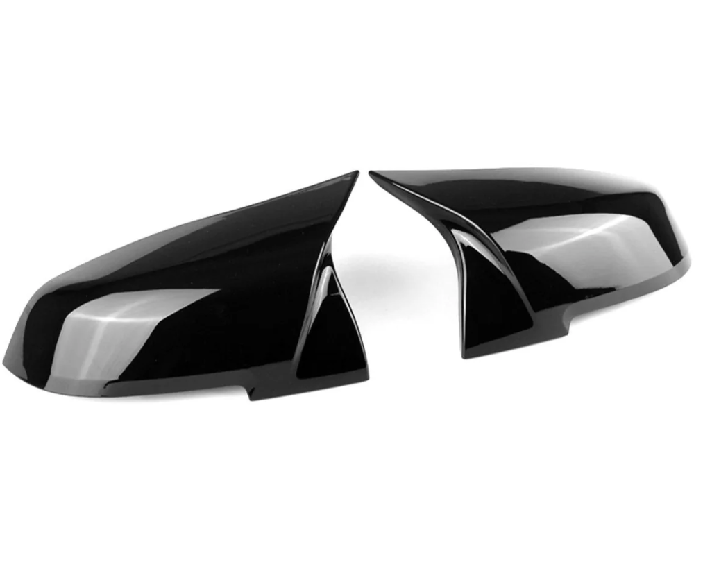 COQUES DE RÉTROVISEURS STYLE M POUR BMW NOIR, DE REMPLACEMENT, EN FINITION NOIR BRILLANT