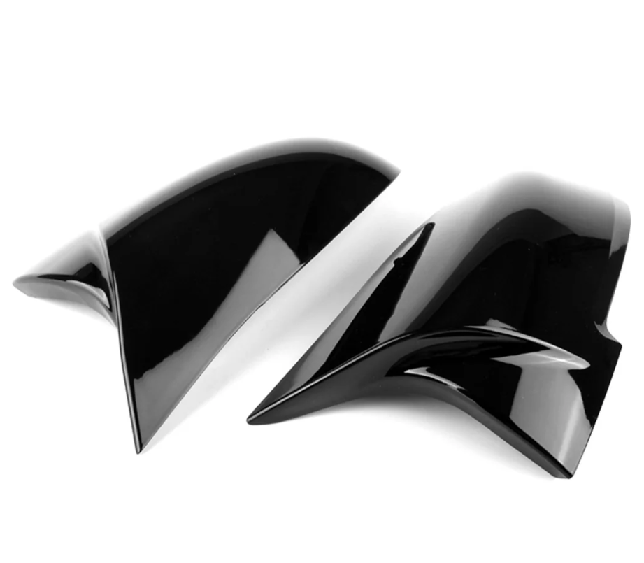 COQUES DE RÉTROVISEURS STYLE M POUR BMW NOIR, DE REMPLACEMENT, EN FINITION NOIR BRILLANT