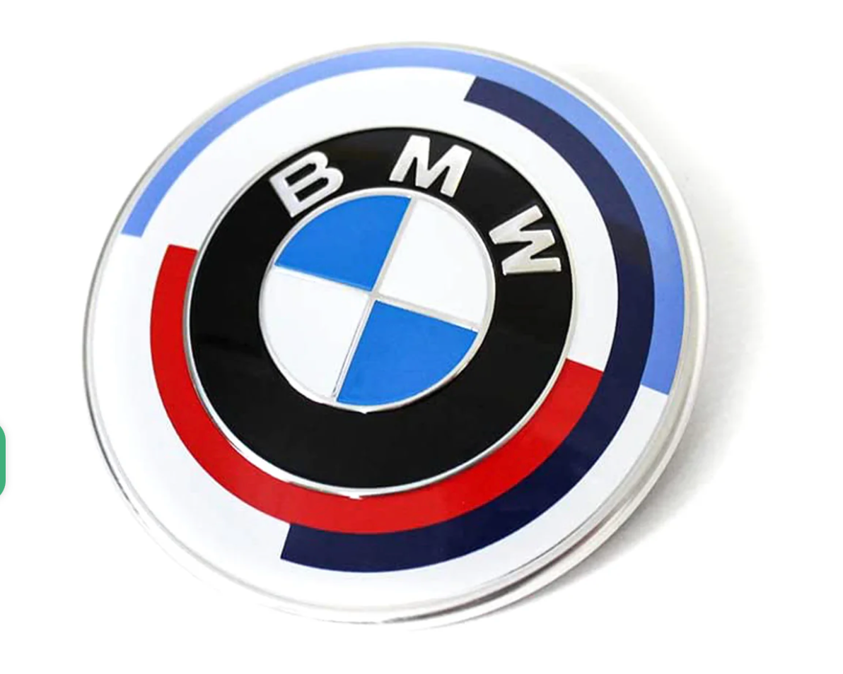 EMBLÈME DE CAPOT AVANT/ARRIERE BMW M2 G87 HÉRITAGE 50ÈME ANNIVERSAIRE