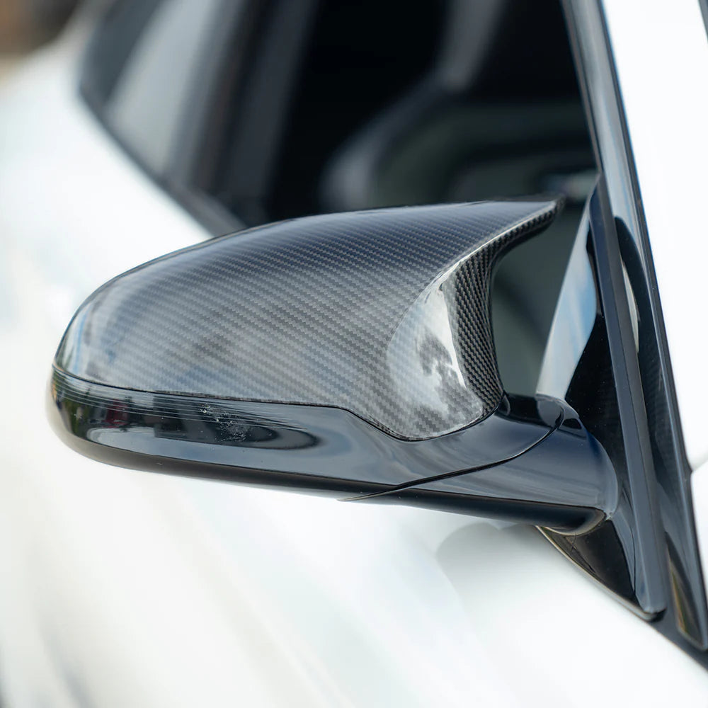 BMW M2C/M3/M4 F80–F87 – Coques de Rétroviseurs Carbone (RHD)